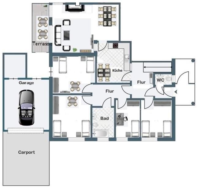 Alter Ziegelhof, Terrasse, Wlan, Bis Zu 9 Personen Apartman Vechta Kültér fotó